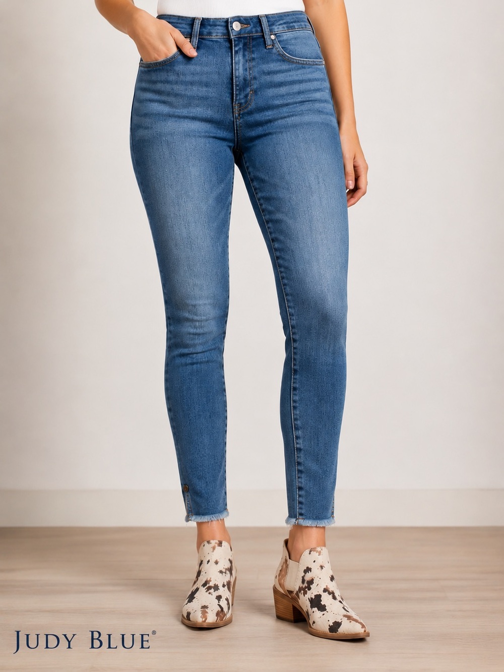 Judy Blue Bartlett Tummy Control High Rise Skinny Jeans Size 11 30